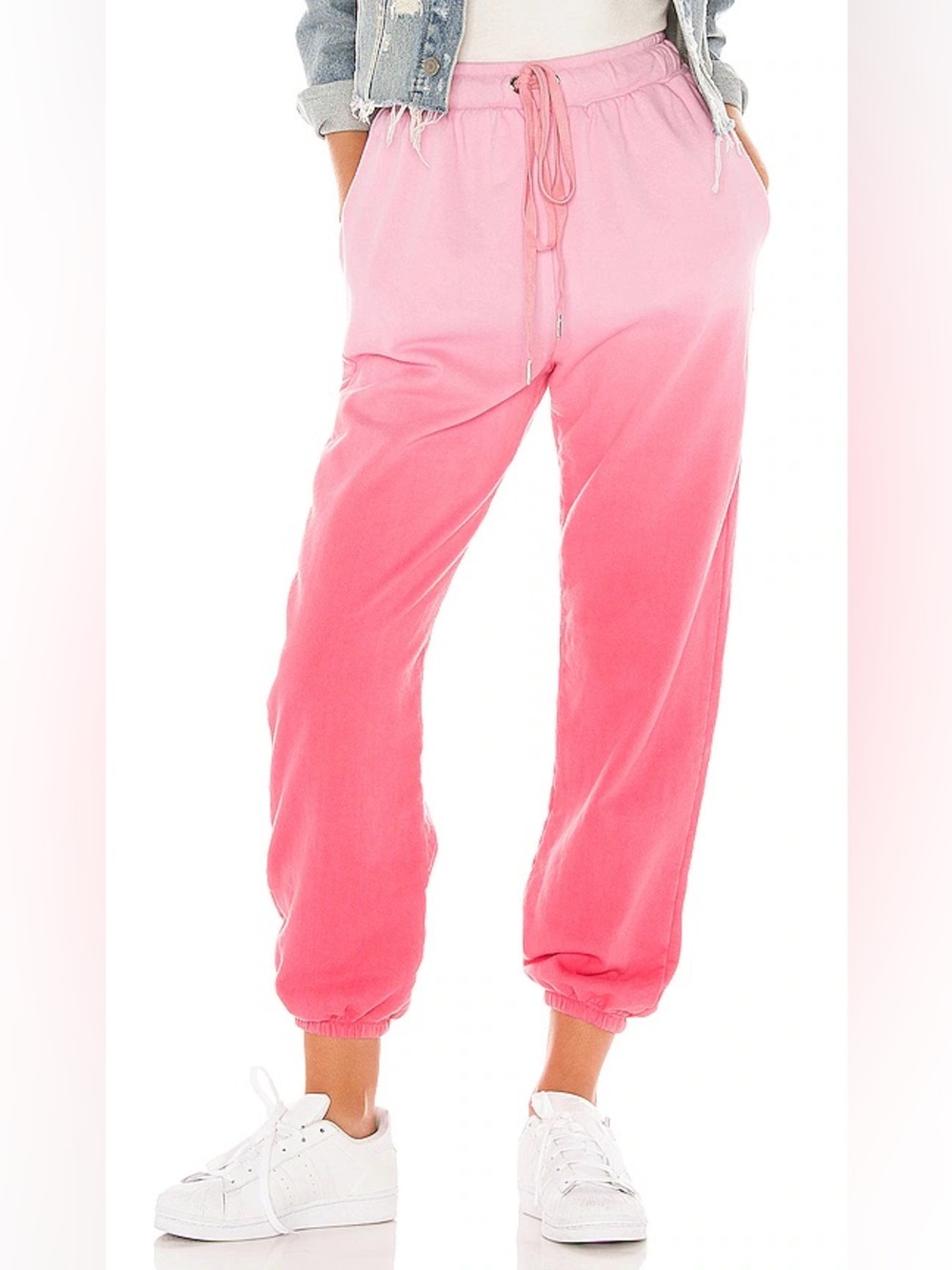 Lovers + Friends Sammy Jogger Pant in Pink Ombré